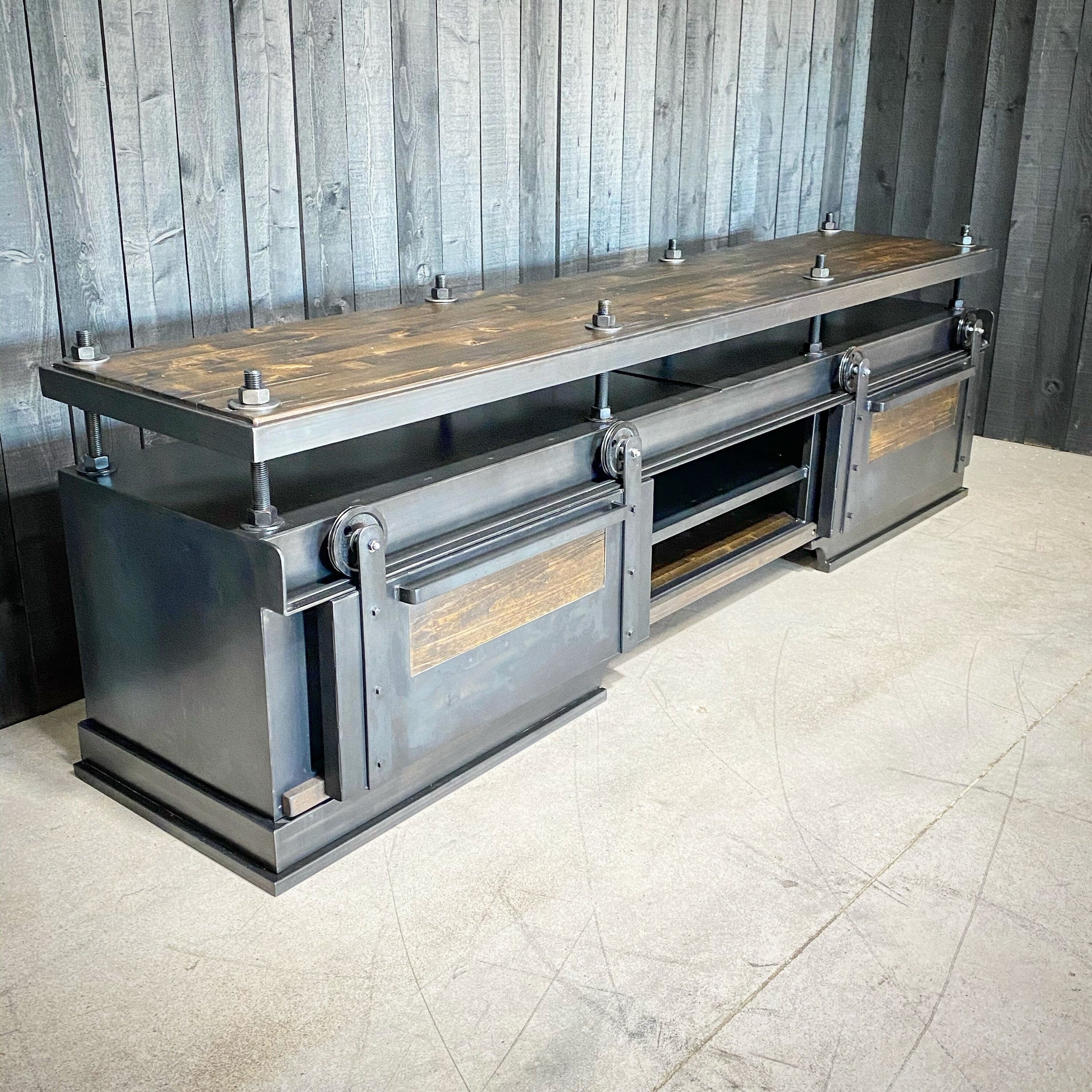 Carthage media console - View 5 - Ironclad Vintage Industrial